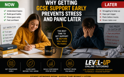 Why Getting GCSE Support Early Can Prevent Stress and Panic Later